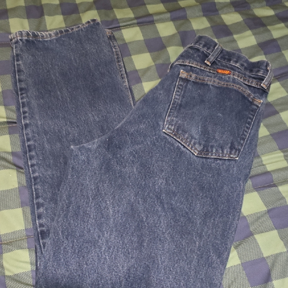 Rustler Dark Blue Straight Men’s Jeans